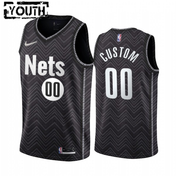 NBA Brooklyn Nets Trikot Benutzerdefinierte 2020-21 Earned Edition Swingman - Kinder NBA Brooklyn Nets Trikot Benutzerdefinierte 2020-21 Earned Edition Swingman - Kinder